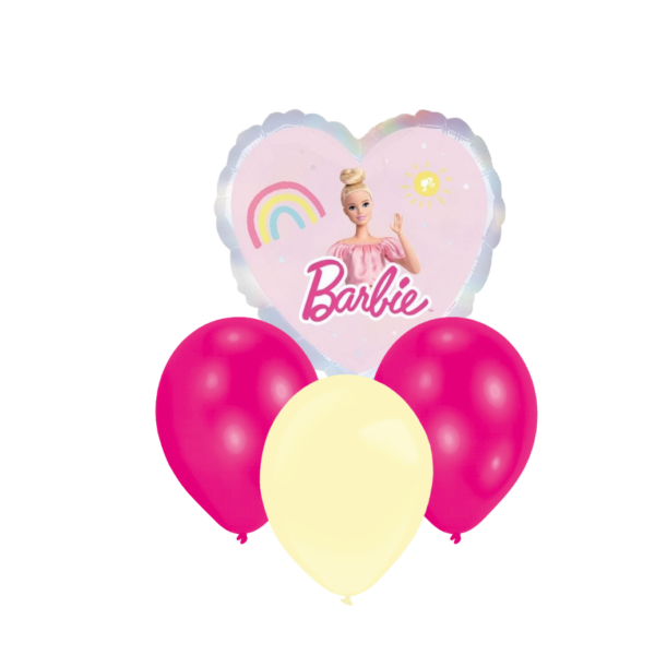 Barbie Balloon Bouquet (Helium included)