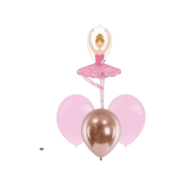 🩰 Ballerina Balloon Bouquet 🎀🎈