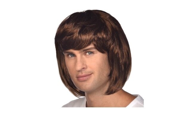 🕺✨ 70’s Brown Wig – Costume Accessory | One Size ✨🕺