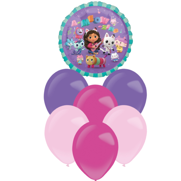 Gabby's Dollhouse Balloon Bouquet (Helium included)