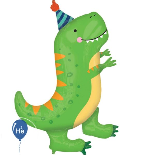 Supershape Dino-Mite Party Helium Foil Balloon